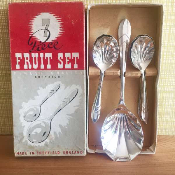 Vintage Fruit Spoon Set