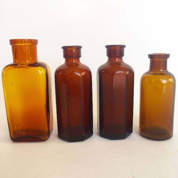 Vintage bottles/bud vases