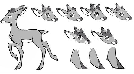 Rodolfo initial explorations - Senior Capstone character exploration