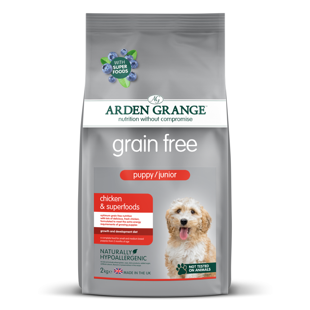 Arden Grange Grain Free Puppy/Junior Chicken & Superfoods (2kg)
