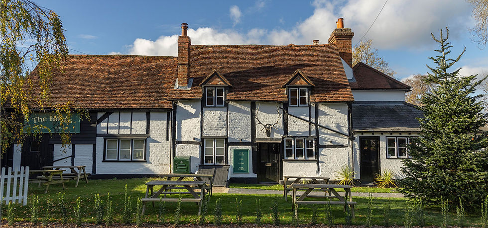 The Horns Pub Header