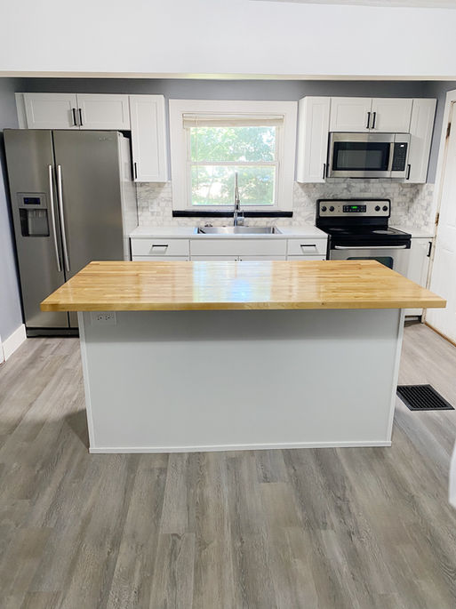 Modern kitchen with island