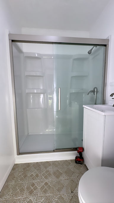 Walk in shower