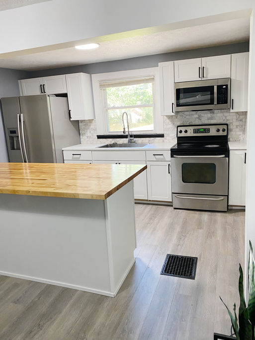 Modern kitchen with island