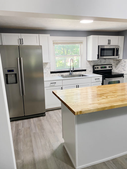 Modern kitchen with island