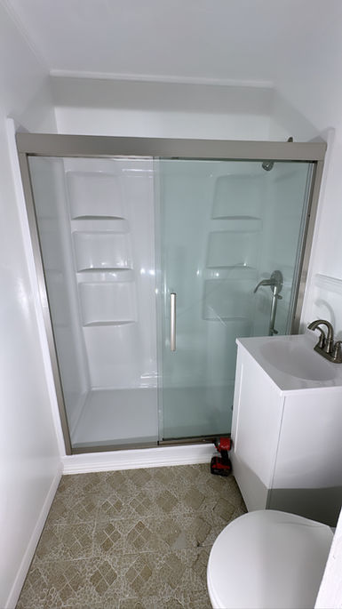 Walk in shower