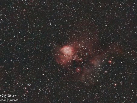 NGC2467 - Nebulosa Skull and Bones Conseguem ver a caveira na foto?