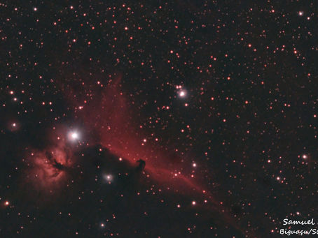 Nebulosas da Cabeça de Cavalo e da Chama