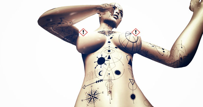 Miniatura: tattoo satellite head and body omega unisex