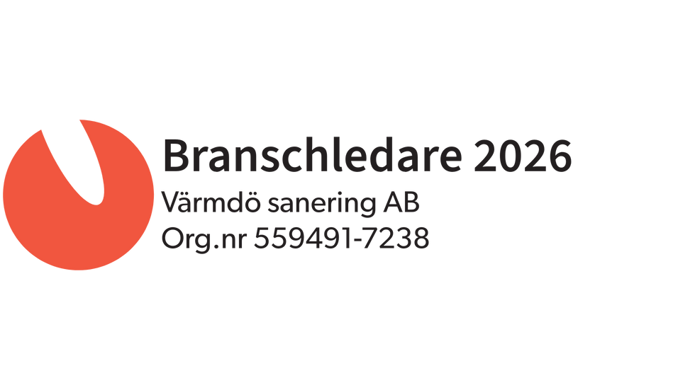 Värmdö sanering AB - branschvinnare