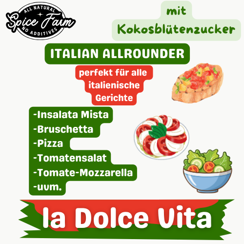 Würzmischung nach italienischer Art mit Kokosblütenzucker