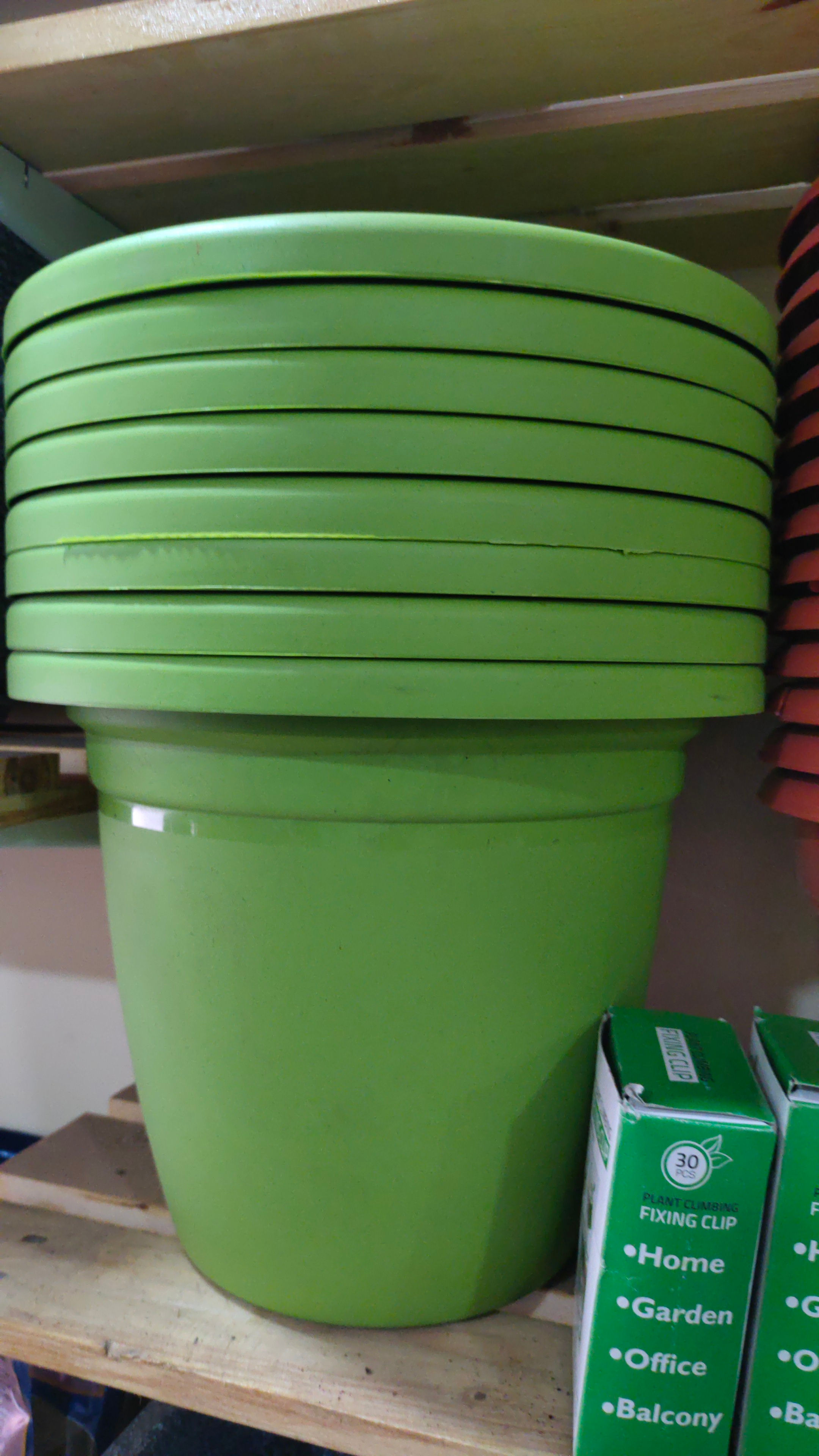 12" Colour PVC Pot 