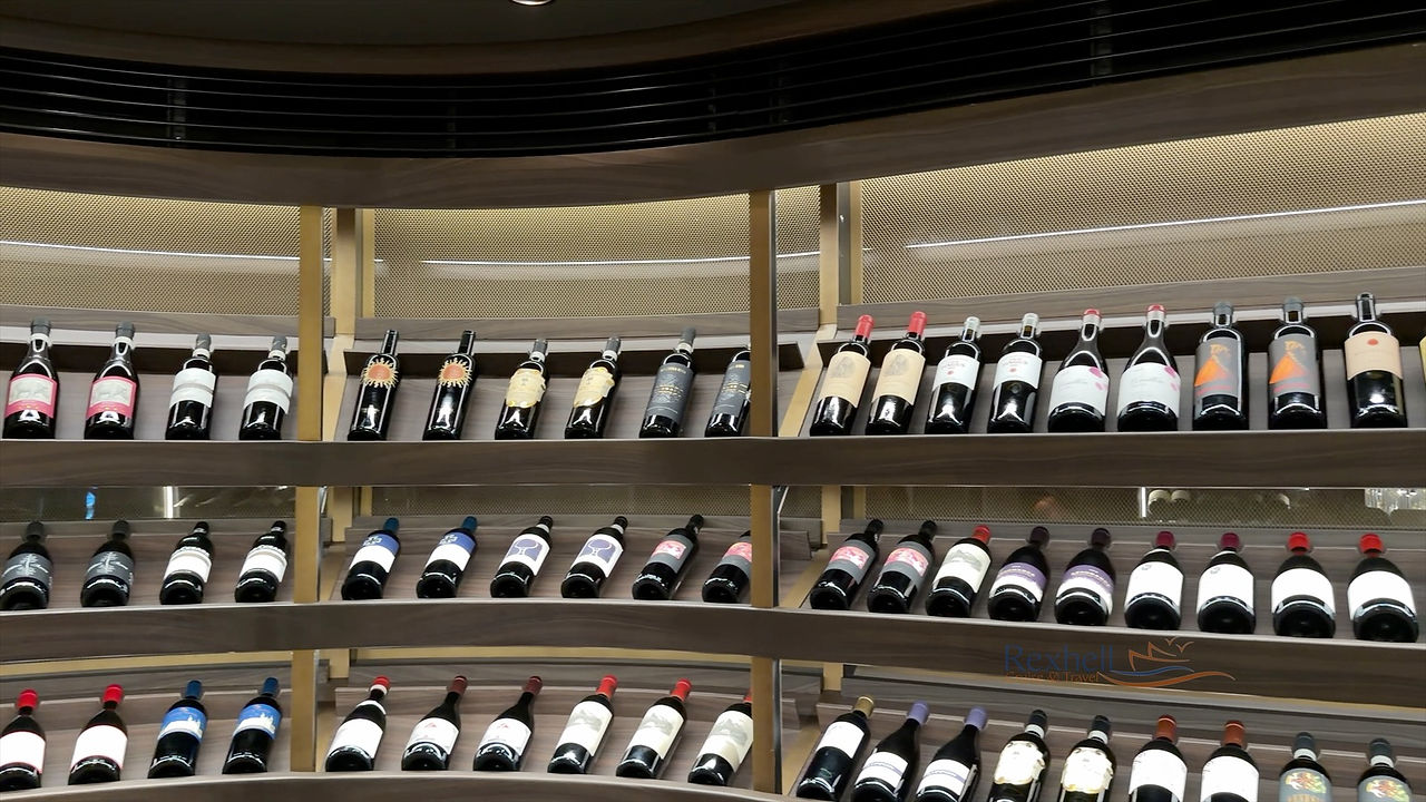 Wine selection in the Explora Journeys Bars Guide