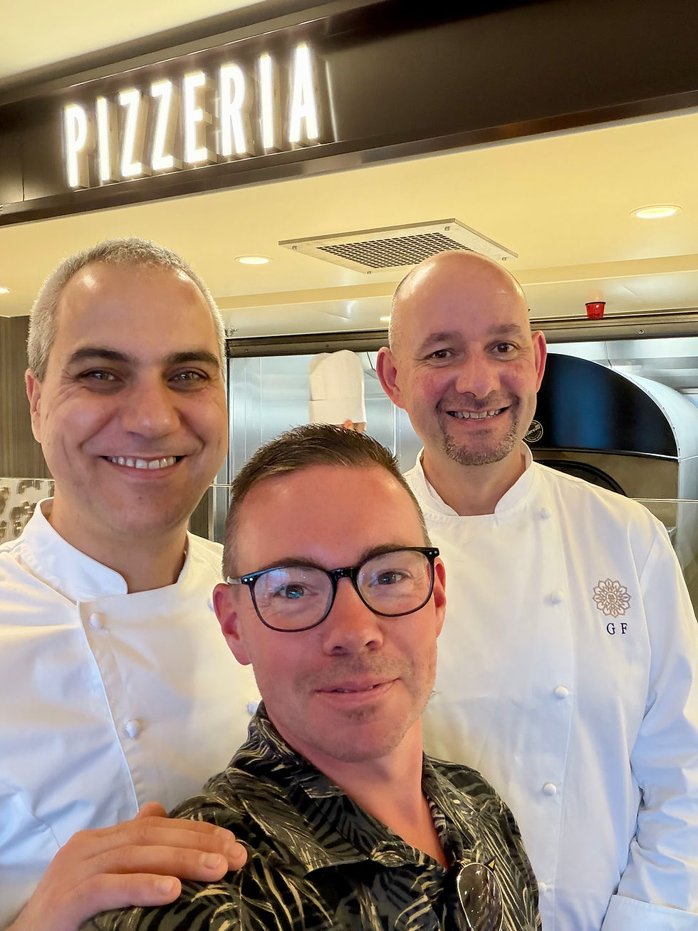 Gianluca Mazza & Frédéric Godineau with Rexhell Cruise & Travel.