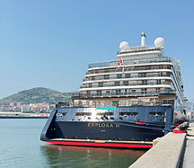 Explora III luxury cruise ship during her inaugural sailing