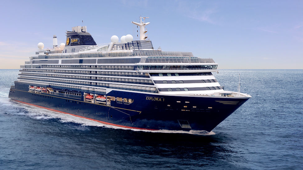 Explora Journeys luxury cruise ship at sea