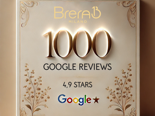 Brera13 Milan celebrates 1000 reviews on Google: thank you all!