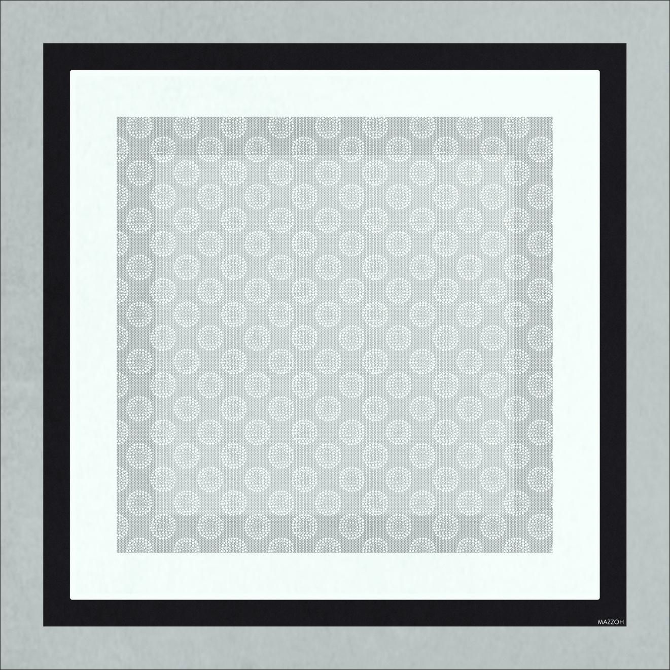 Silk Scarf CLASSIC 10004 BLACKGREY