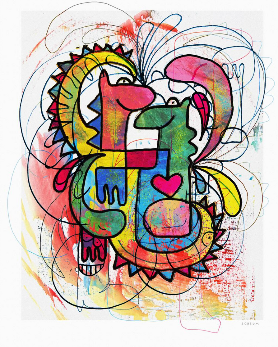 Dragon Love by LG Blom