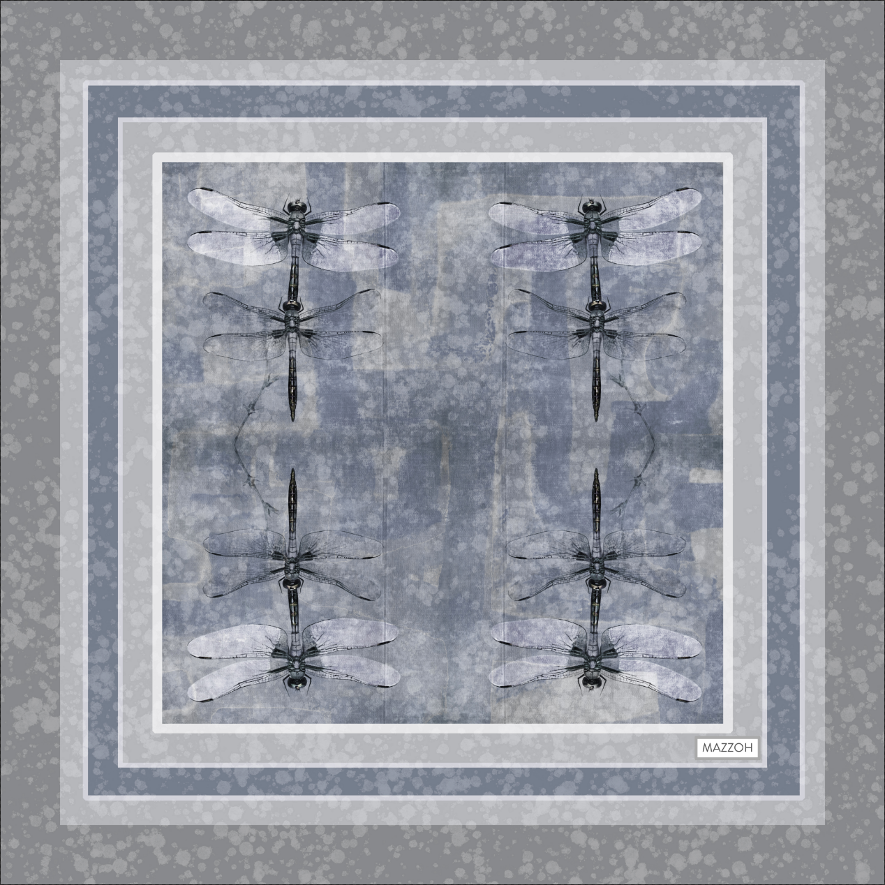 Silk Scarf MODERN_A1004_G