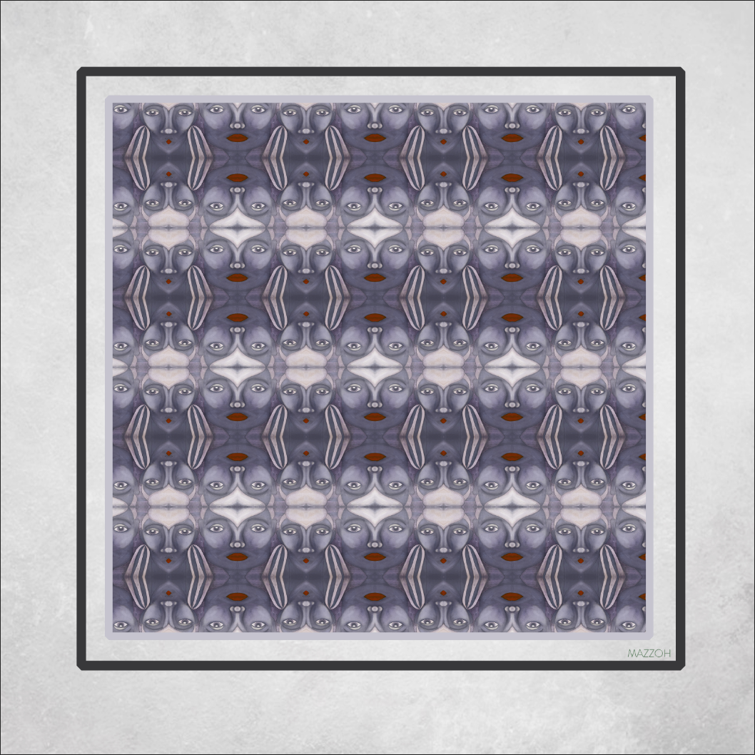 Silk Scarf 109 GREY