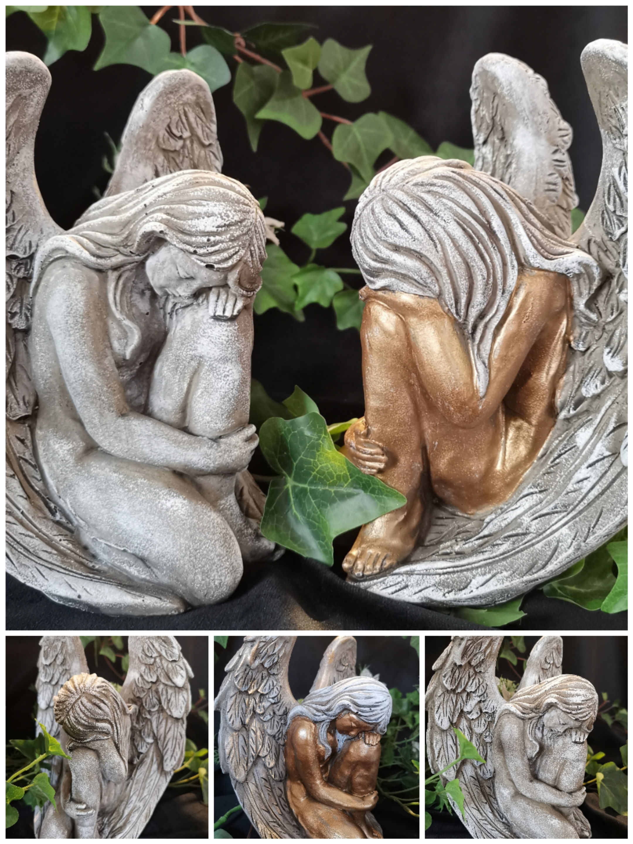 ART DEKO Knieender Engel