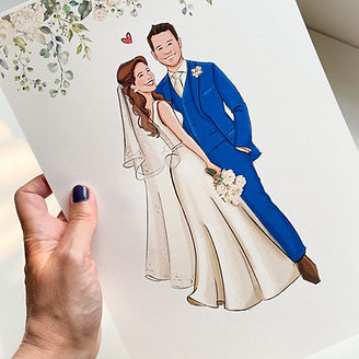 Wedding illustration for invitation