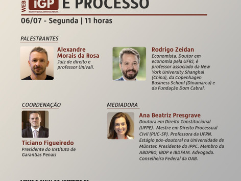 Webinários IGP: “Teoria dos jogos e processo”