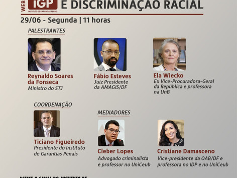 Webinários IGP: Violência doméstica e discriminação racial