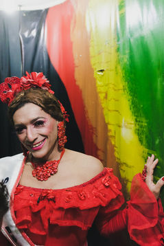 Miss Gay Spain in Caracas speaking 