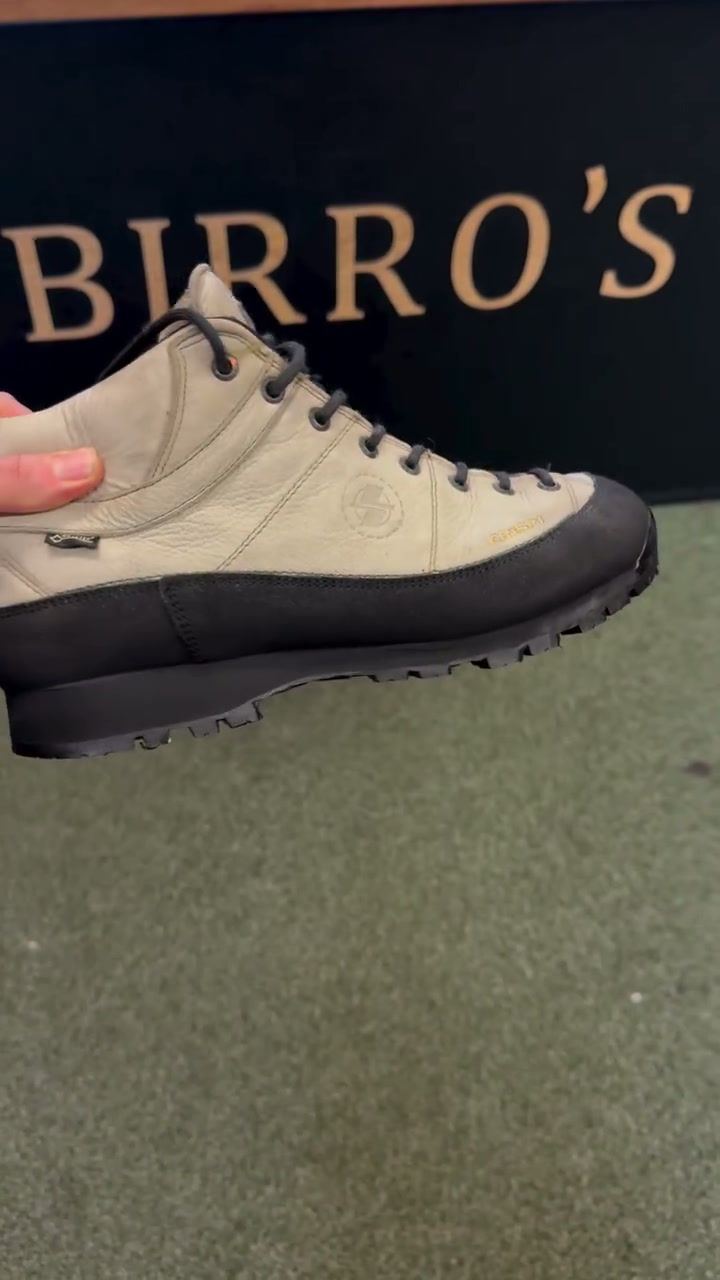 Thumbnail: Crispi Meindl Walking boot repair with Vibram Sole at Birro's