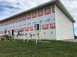 Custom shop siding