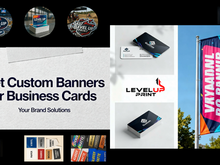 Get Custom Banners or Business Cards in Murrieta