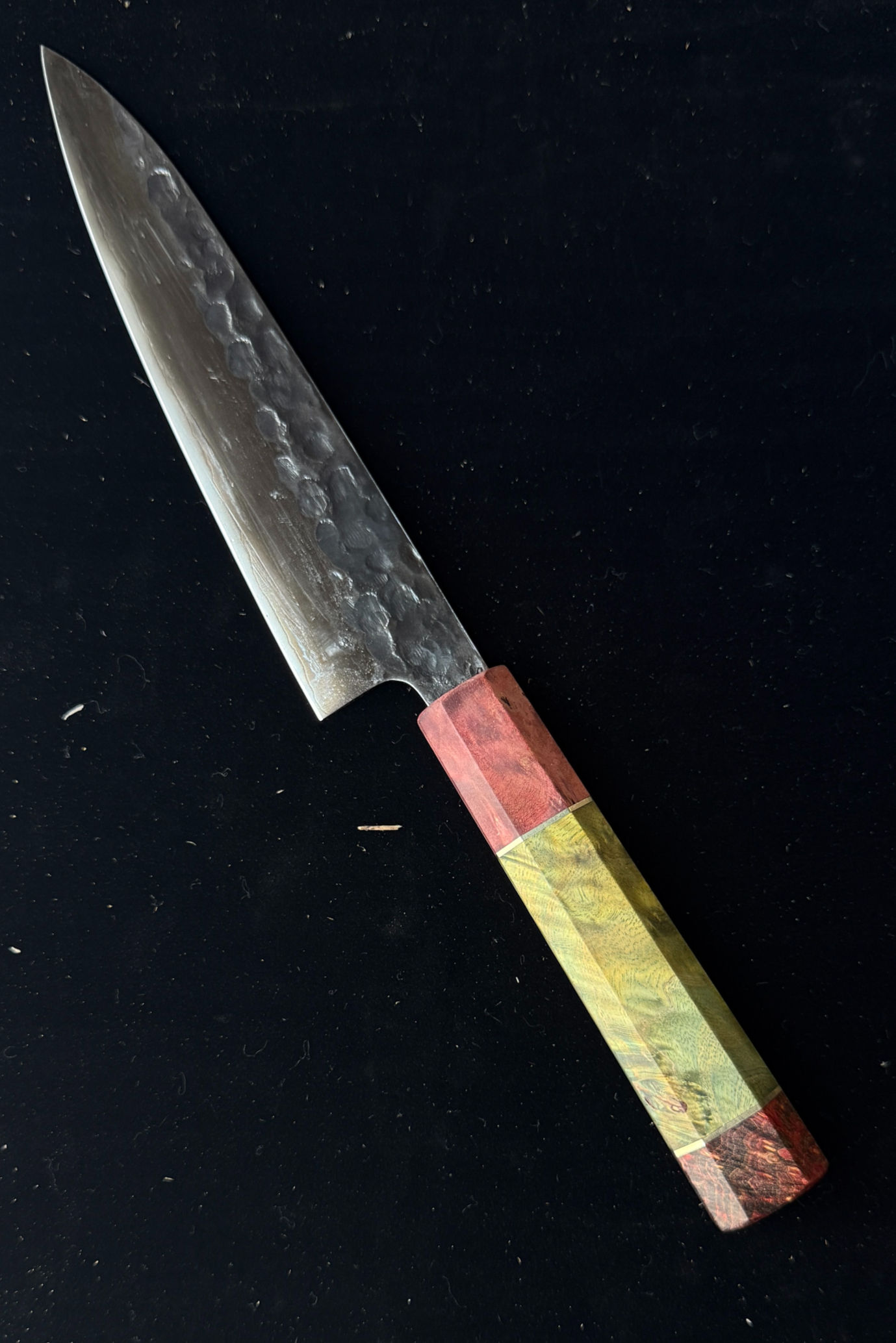 #32 Custom Stable Burlwood Handle 6" Utility Knife