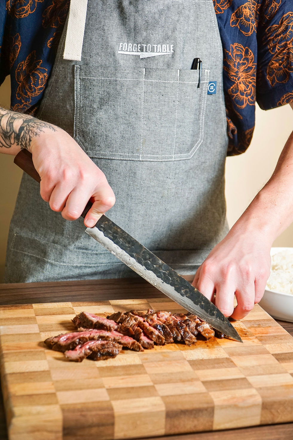 Thumbnail: Cayson X Forge To Table Denim Apron