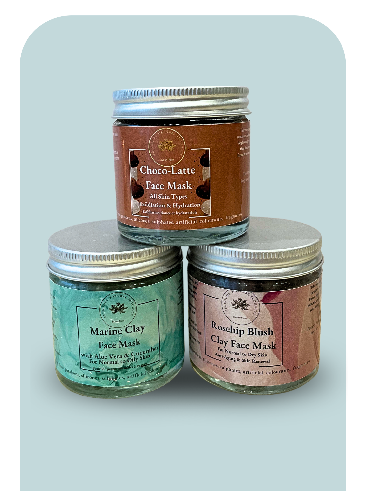 Powder Clay Face Masks