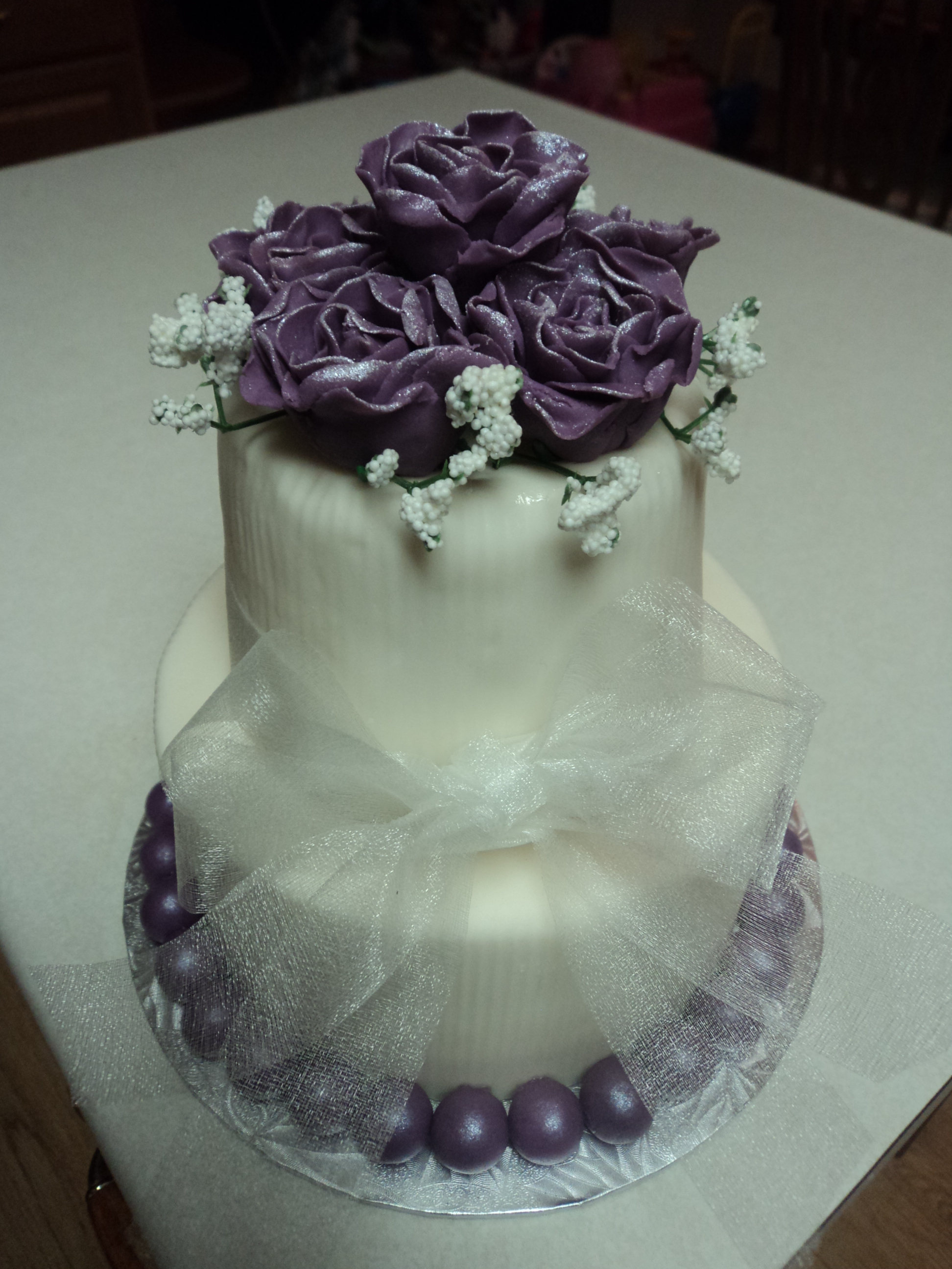 2-Tier Wedding Cake