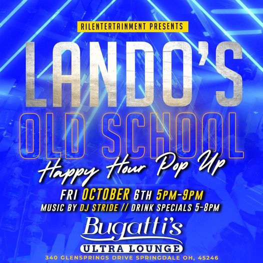 Lando's Old School Happy Hour Pop Up