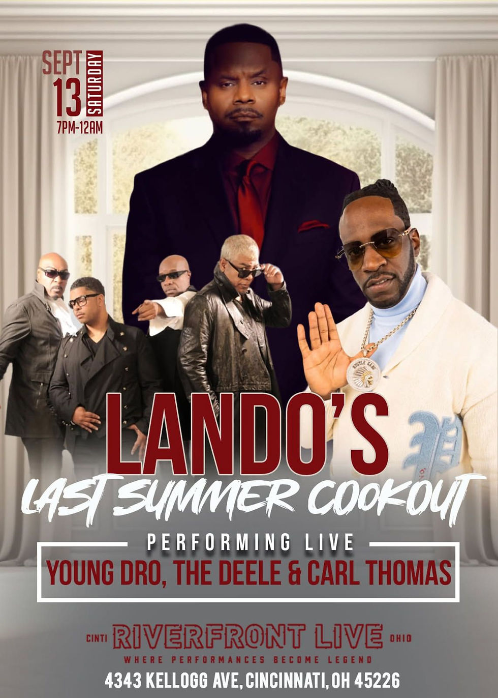 Lando's Cookout @ River Front Live