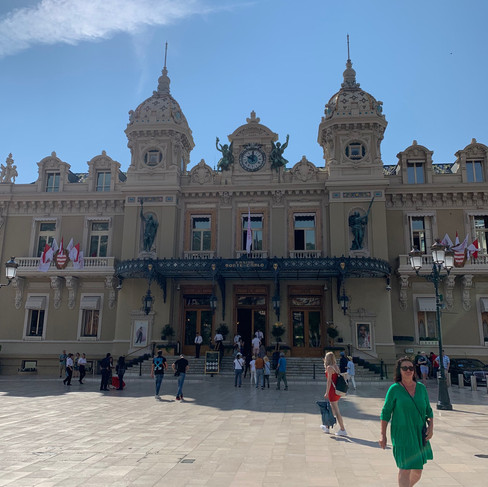 Outside the Monte Carlo Casino