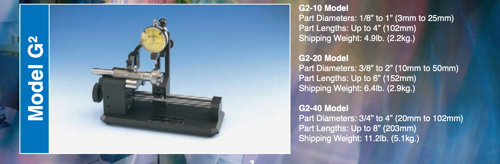 Model G2-10 Concentricity Gaging System
