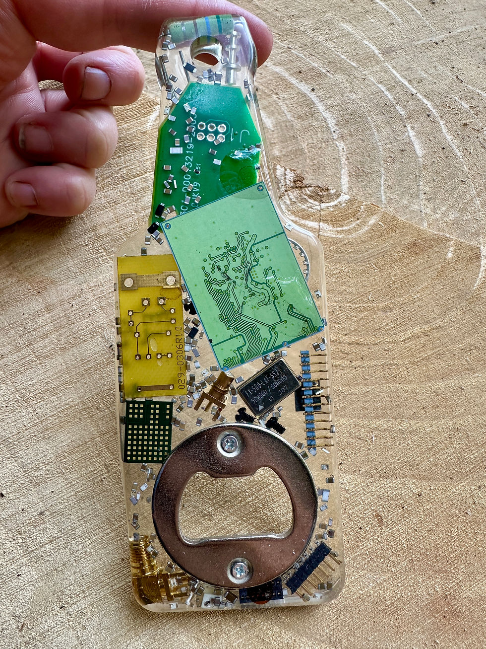 Thumbnail: Bottle openers made with circuit boards
