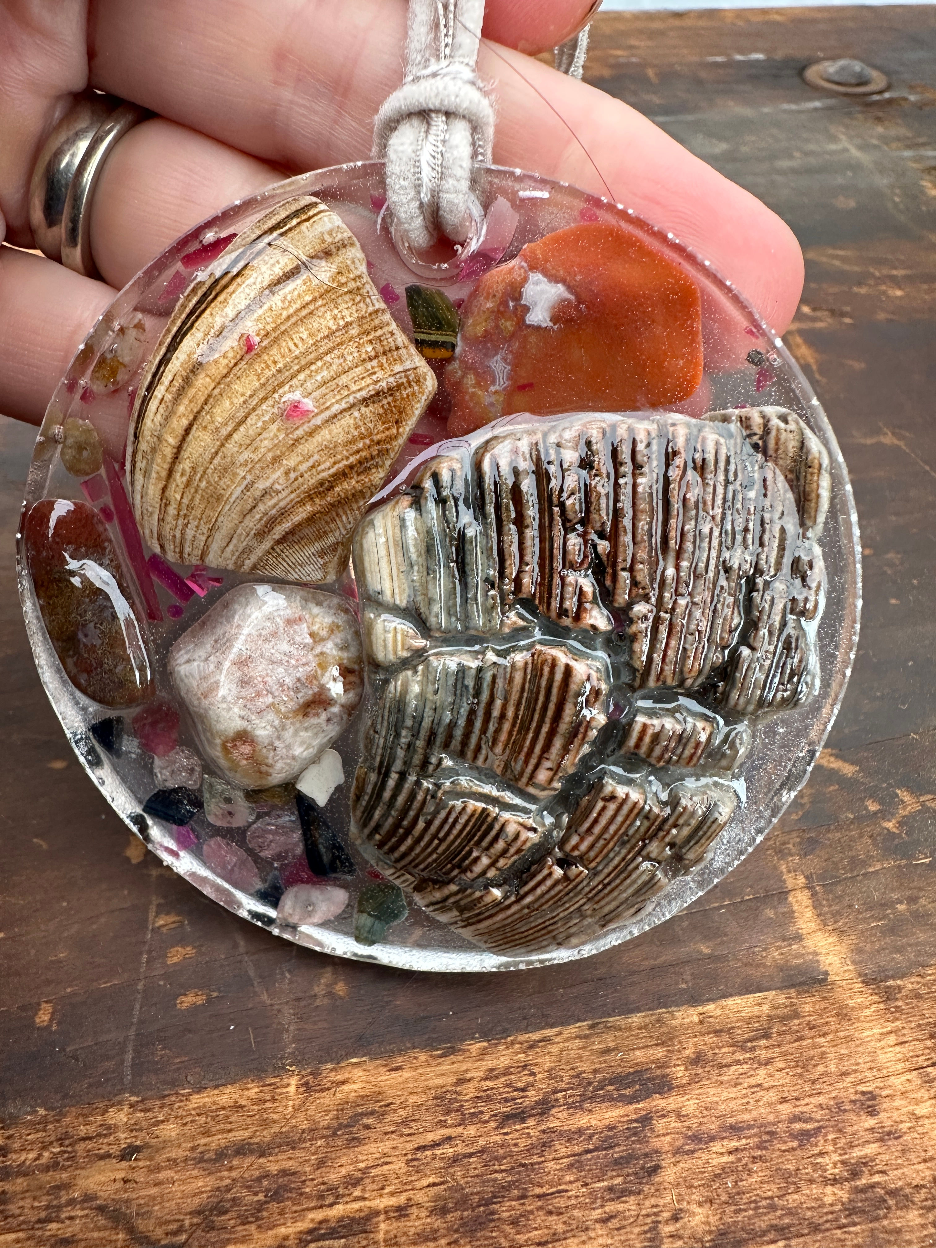 Coastal Ornaments, Shell Ornament, Beach Ornament