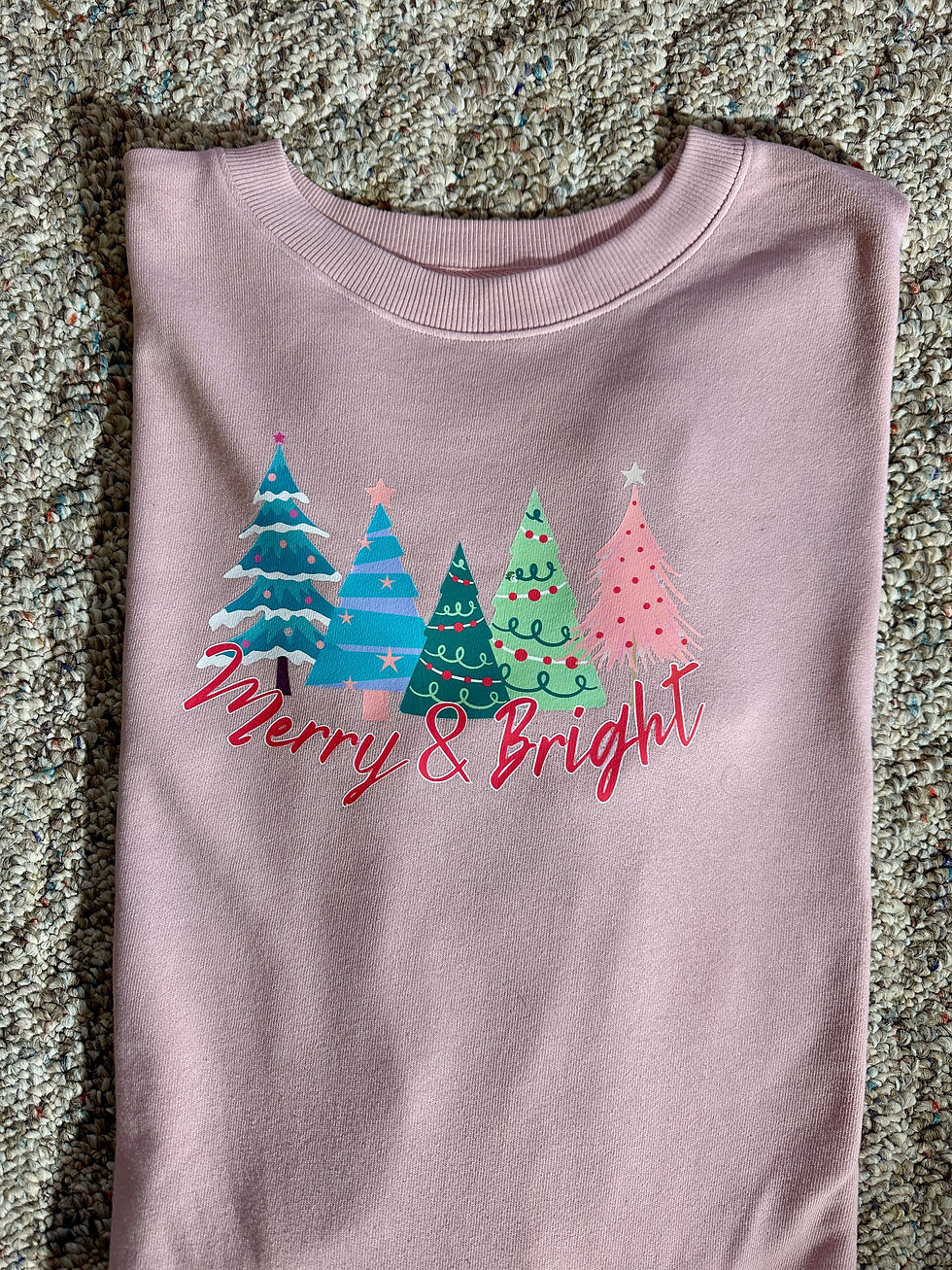 Thumbnail: THRIFTED holiday shirt  - Merry & Bright [limited styles/sizes]