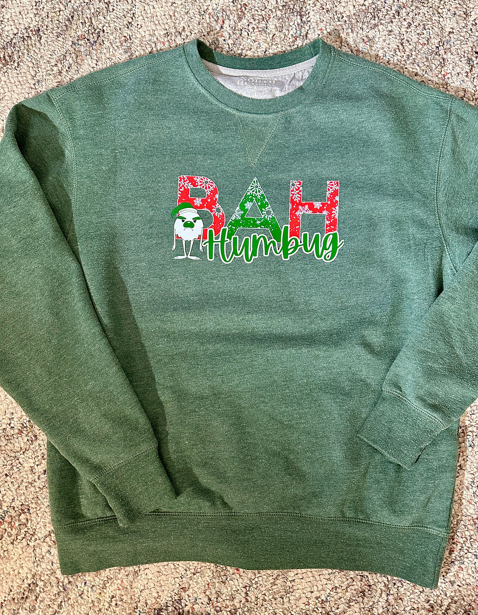Thumbnail: THRIFTED holiday shirt - Bah Humbug [limited styles/sizes]