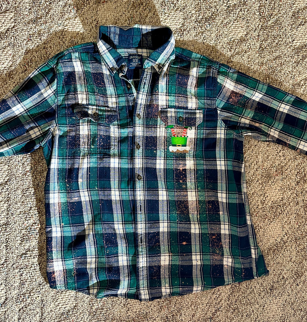Thumbnail: THRIFTED Holiday Flannel Shirt [limited styles/sizes]
