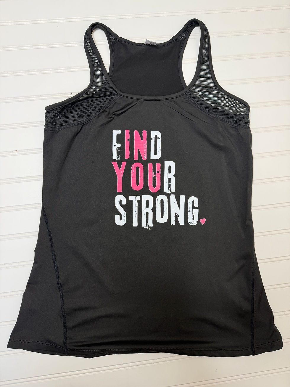 Thumbnail: THRIFTED Find Your Strong Yoga Tank Top