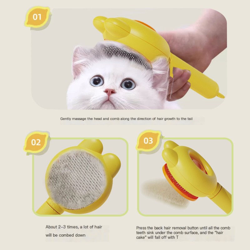 Thumbnail: SoftPaws™ Self-Cleaning Pet Brush 🐾