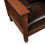 Thumbnail: Mission Arts & Crafts Stickley style Spindle Leather Settle Loveseat