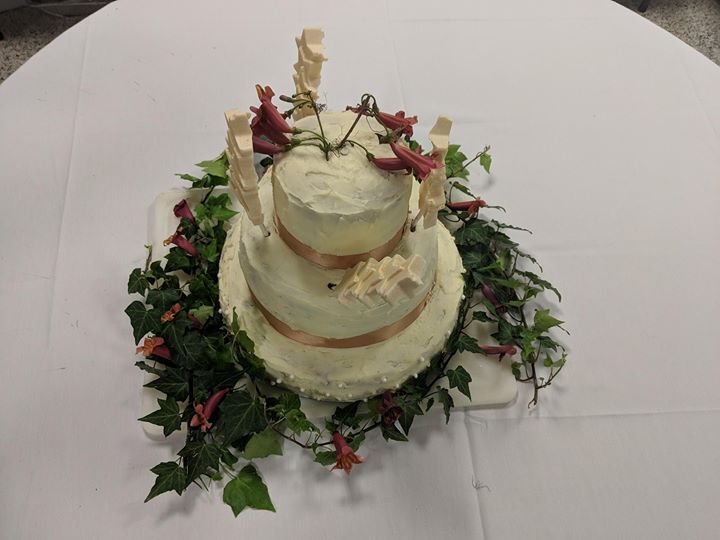 This cake by Beautiful Rainbow Catering